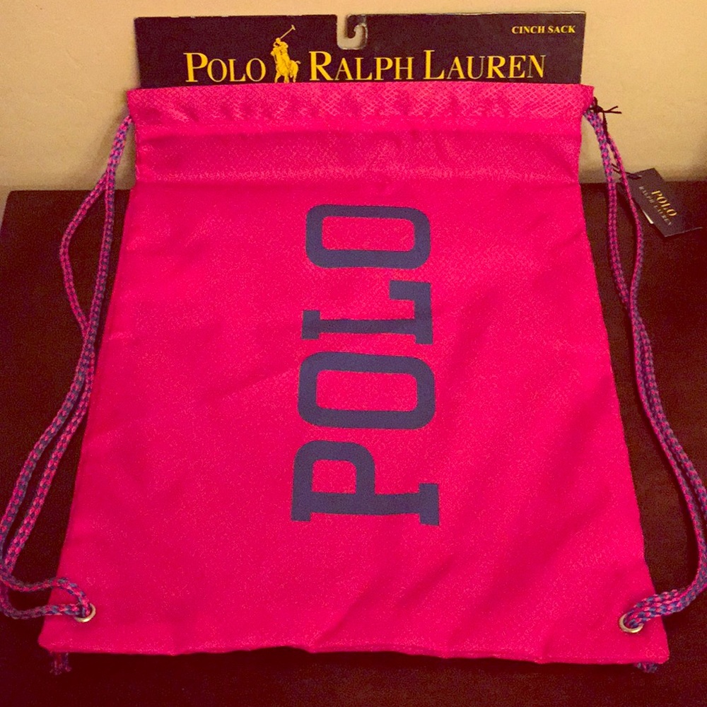 Ralph Lauren Polo Cinch Sack Bag